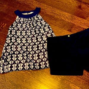 Tory Burch baby doll tank.